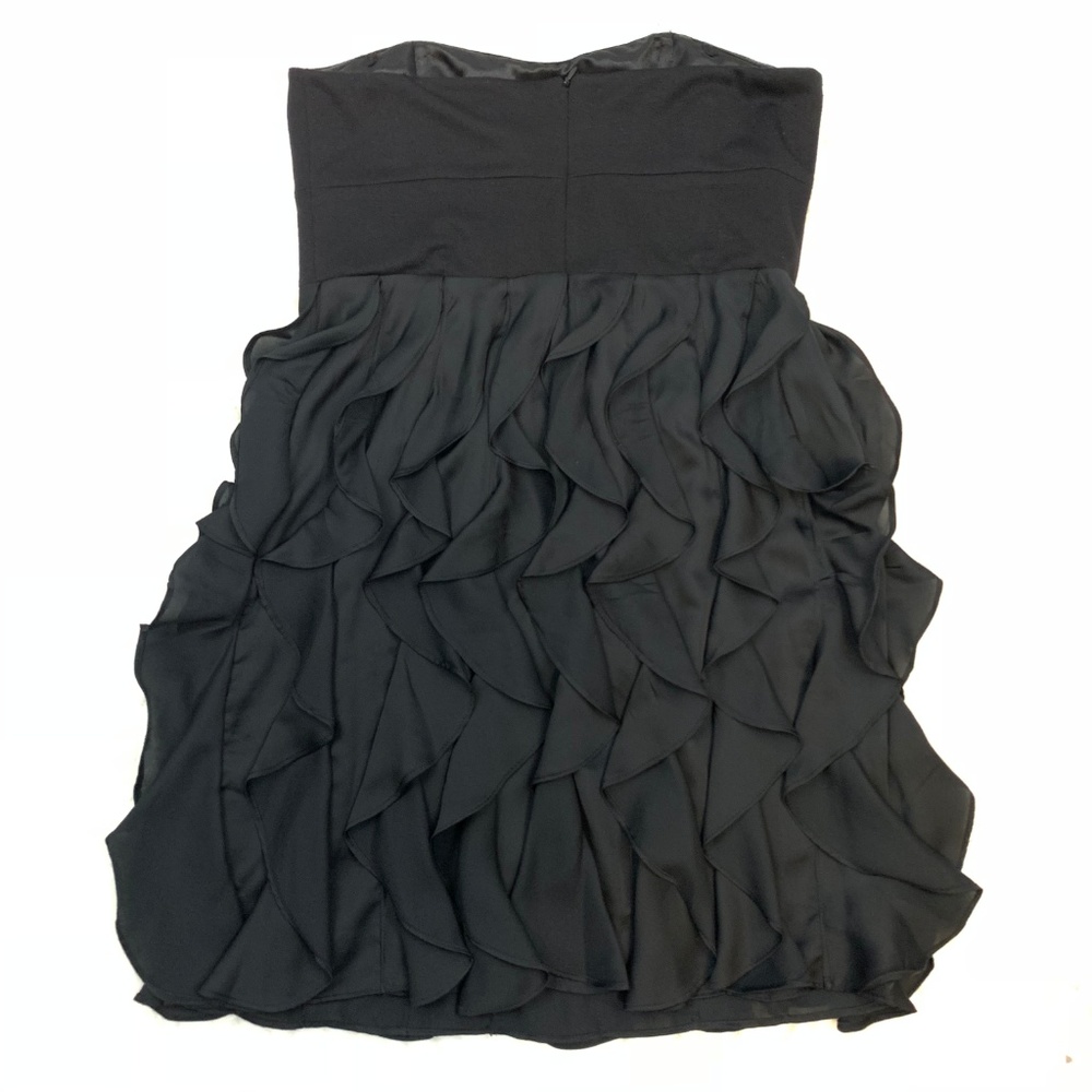 LC Lauren Conrad Black Strapless Ruffle Dress - Picture 3 of 6